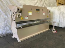 100 Ton, Accurpress #710012, hydraulic press brake, Compubend CNC Back Gauge, 12' overall, 126" between
