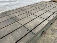 192" x 72" x 15-1/2", T-slotted floor plate