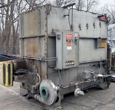 36" width x 36" H x 72" D Williams, gas-fired temper furnace, 1250&deg;F, Honeywell temperature controller