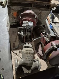 3" Masoneilan #87-18233, class 300 control valve & actuator