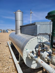 0.5 MMBTU/hr Sour Line Heater, 3" coil diameter, 2025 psi, 200°F, 1999