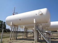 35000 gallons, Horizontal Butane Bullet, 144" x 46' vessel, 175 psi, 1984