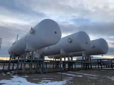60500 gallons, Vada Ind., propane bullet, 144" x 76' vessel, 280 psi, 150&deg;F, 1984