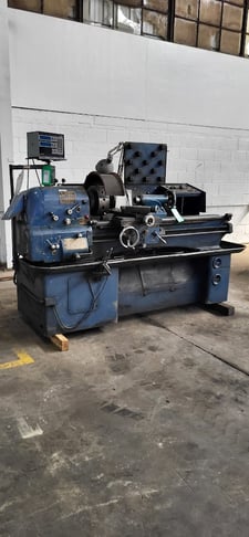 Clausing #Colchester-Series lathe, 15" swing, 8" swing over cross slide, 30" centers, 1.5" spindle bore