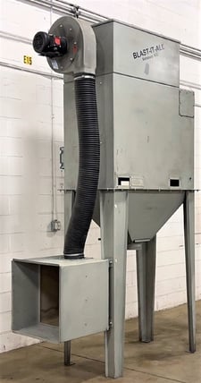 900 cfm Blast It All #RPJ-2, Cartridge Collector, 600 sq.ft., reconditioned