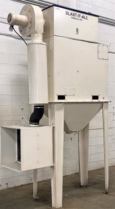900 cfm Blast It All #RPJ-2, Cartridge Collector, 600 sq.ft., reconditioned