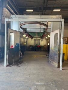 Rohner #ISD-14-10-26-CP, Semi Downdraft Paint Booth, 14' width x 10' H x 26' L, 2019