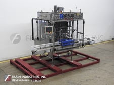 Image for Biner Ellison #F52, automatic, 18 station, top driven, rotary, pressure gravity filler, 18-180 containers per minute