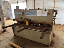 1/4" x 6' U.S. Industrial #0625, hydraulic shear, (1) set extra blades, 1990' s