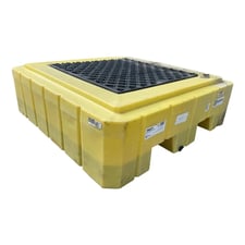 Image for Ultra-Tech #9607, Ultra-Spill P1 Pallet Plus with Drain, 1-Drum, 62 gallon containment capacity, 800 lbs UDL capacity