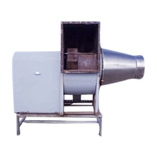 Areovent #27-BIUB-SW-ARR10-CL2-CW-BHD, Centrifugal Inclined Utility Blower, 10 HP, 1750 RPM, 230/460 V, 27"