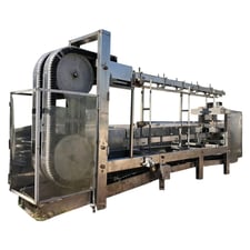 Tonko, Stainless Steel Bottle Washer/Rinser, 4" width x 13" H max aperture/clearance, 5/0.75 HP, 4' infeed H