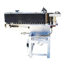 Langguth #E23, Cold Wet Glue Pail Labeler, 100 CPM, 175 mm to 395 mm label sizes, 1996