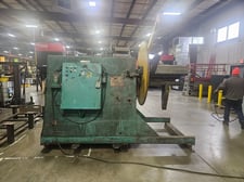 20000 lb. Coe Press Equipment, motorized uncoiler, 30" width, variable speed, holddown arm, hydraulic