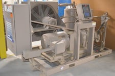 125 psi, Compair/Leroi #WM125SS-IIA, Rotary Screw Air Compressor, 125 HP, 3-stage air/oil separator, 230/460