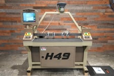 Pillar Machine #H49, CNC Bore, Glue & Dowel Inserter, 49" max. width, 1 HP, 18000 RPM, 40 mm dowel length, 8