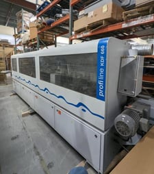 Brandt #KDF-660, Edgebander w/Pre-Mill & Corner Rounding, 0.4-15 mm edge capacity, 5/16"-2-3/8" panel