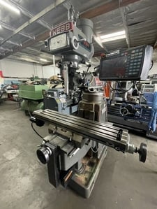 Webb #Champ-4VH, Vertical Mill, Prototrak KMX Control, 36" x 16" x 16" travel, 24" ram, 60-4200 RPM, 3 HP