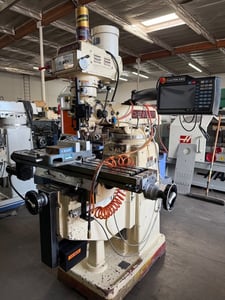Chevalier #FM-3KVH, Vert Mill, 10" x 50" table, w/ Prototrak KMX Control, 3 HP, 60-4500 RPM, R8