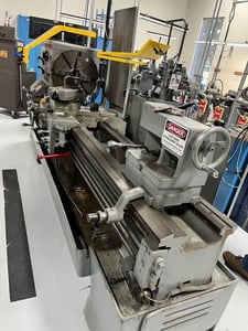 25" x 72" Leblond #SERVOSHIFT, engine lathe, 20" swing over cross slide, 2-1/8" bore, 1080 RPM, 10 HP, 22"