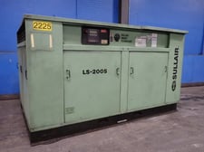 Sullair #V2000SL/200/A, Air Compressor, 200 Hp, 1480/1785 RPM, 230/460 V.