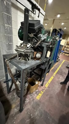 Image for 8" Sturtevant, Jet Mill, Stainless Steel, on stand