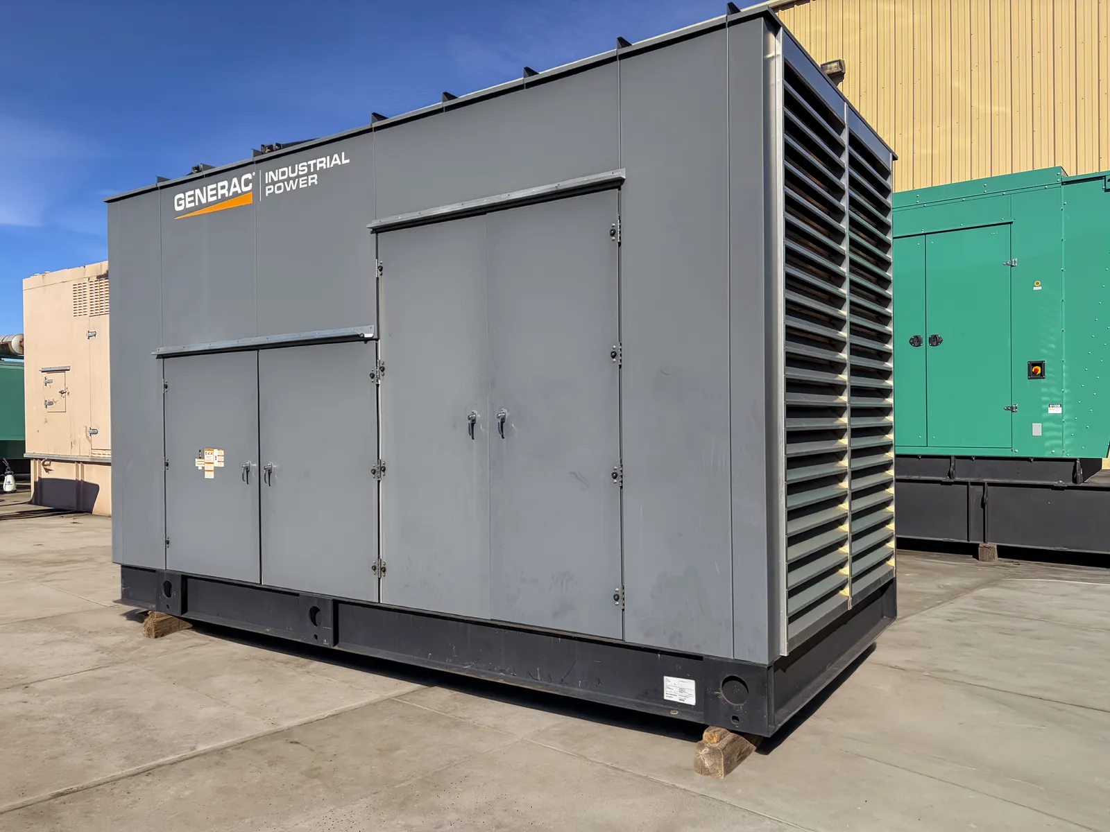 750 KW Generac #SG750, Natural Gas Generator, 277/480 Volts, 3PH, 75 hours, 2018