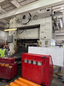 600 Ton, Danly #S4-600-108-72, Straight Side Mechanical Metal Stamping Press, 24" stroke, 38.5" shut height