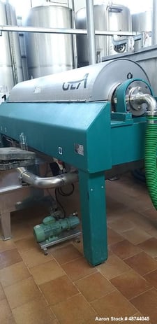 GEA Westfalia #VCC-469-08-30, Decanter Centrifuge, 3000 RPM, 4 legs, Stainless Steel, 2013