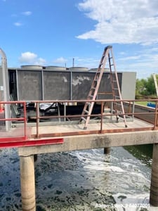 80 Ton, Trane #RTAA0804XA02A1C0BG, Air-Cooled Rotary Chiller, R-407C, Refurbished 2016, 2005