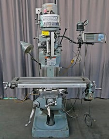 Bridgeport #Series-1, Vertical Milling Machine, 30" x 12" x 16" trvls, 80-2720 RPM, 6-3/4" - 18-3/4" throat