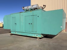 575 KW Cummins #GTA38G1, Natural gas generator, sound attenuated enclosure, 277/480 Volts, 2008