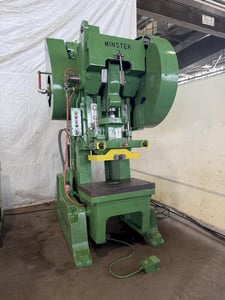 75 Ton, Minster #7, Back Gauge OBI press, 6" stroke, 12" Shut Height, 4" adj., 40 SPM, 36" x24"bed