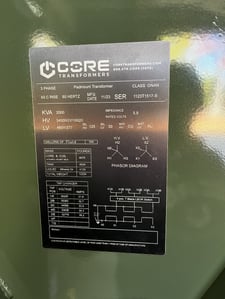 2550 KVA 34500 Delta Primary, 480GrdY/277 Secondary, PAD, proCORE(immediate shipment available)