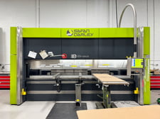 220 Ton, SafanDarley, electric press brake, 13' 5" OA, 160" between housing, 11.8" stroke, 16.31" DL