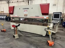 130 Ton, Accurpress Advantage #713012, Hydraulic Press Brake, 12' overall, 124" between housing, 8" stroke