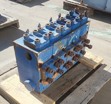 Wheatley #HP-125M, Quintuplex Pump Fluid End, 3.5" Stroke, Steel Fluid End, 3" Suction, 2" Discharge, 125 HP