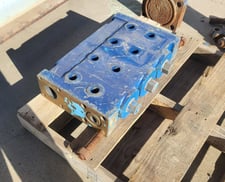 National #60T-3H, Triplex Pump Fluid End, 3" Stroke, Aluminum Bronze Fluid End, 2.5" FF Suction, 1.25" RJ