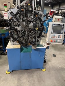 Nucoil #EX-625, CNC Wire Former, 0.024"-0.091" wire diameter, 2.36" max. leg length, 295 FPM, 12 KW, Laser