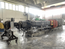 140" mm ICMA San Giorgio, Twin Screw Extruder, 36:1 L/D, Co-Rotating, Segmented Screws, Screen Changer &