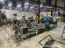 58" mm Coperion #Mega-Compounder, Extrusion System, 34:1 L/d, 900 RPM, 500 HP, water cooled, 5,000 LB/HR, 450
