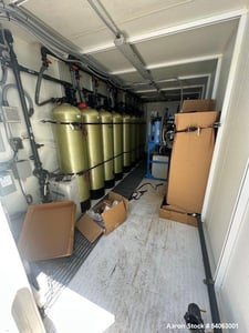 Applied Membranes #S-128D, Seawater Reverse Osmosis Desalination System, Dual skid, 25.5 GPM, 40 HP, 460 V.