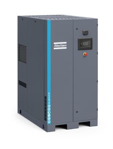 173 cfm, 102 psi, Atlas Copco #GA26FLX-FF, Rotary Screw Compressor, w/ Integrated Dryer, air cooled, 35 HP