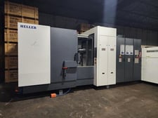 Heller #HF5500, 5 Axis horizontal machining center, 100 automatic tool changer, 10,000 RPM, 35.4" X, 37.4" Y