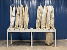 5000 cfm, Kufo #UFO-104H2, Dust Collector, 9.5", 59-1/2 cu.ft., 10 HP, 220/440 V.