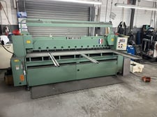 10 gauge x 8' Betenbender #8-10GA, hydraulic shear, 35" powered back gauge w/LED readout