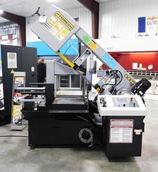 16" x 20" Hyd-Mech #S-23A, horizontal bandsaw, 1-1/4" x 16' 10" blade, 75-350 SFM, 2 vises