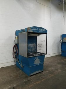 3000 cfm Filter-1 #DHYD-1-30-5-4, HydroTron wet downdraft booth type dust collection system, reconditioned