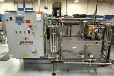 Jenfab #LJ-19, 19" rotary drum washer, wash/rinse/dry system, 2021