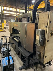 37.4" x 18.1" Peddinghuas #SHN-38-18/III, 50-300 FPM, 2" x .063" x 24' 6.5" blade, 12 HP, 1997